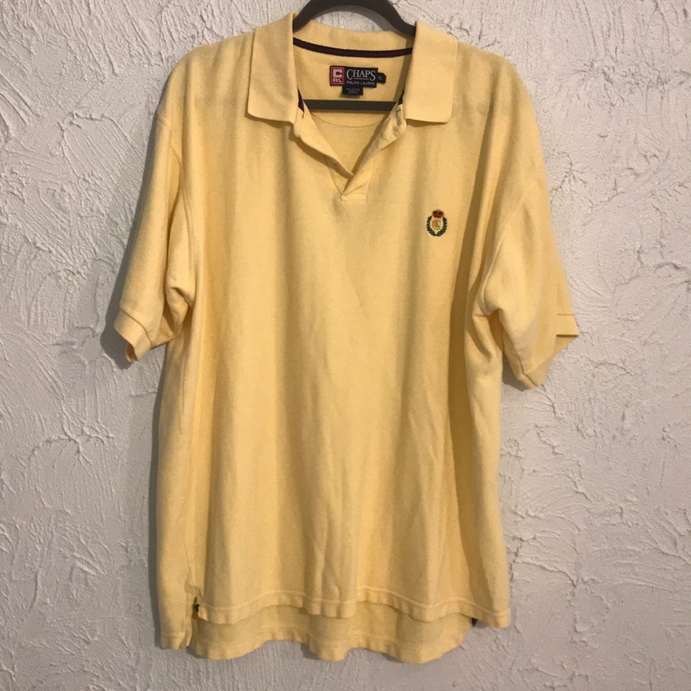 Chaps Polo yellow Sz XL